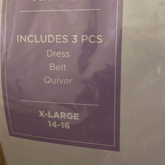 BRAND NEW youth girl archer hunter huntress halloween costume XL 14-16 - Picture 6 of 7